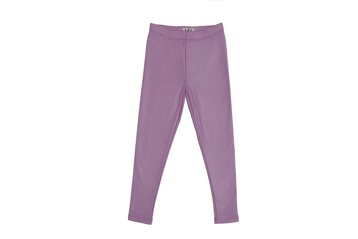 Purple Studded Legging