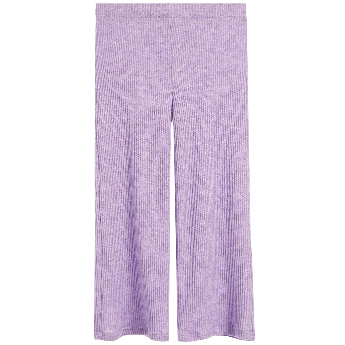 Lilac Waffle Wide Leg Pant