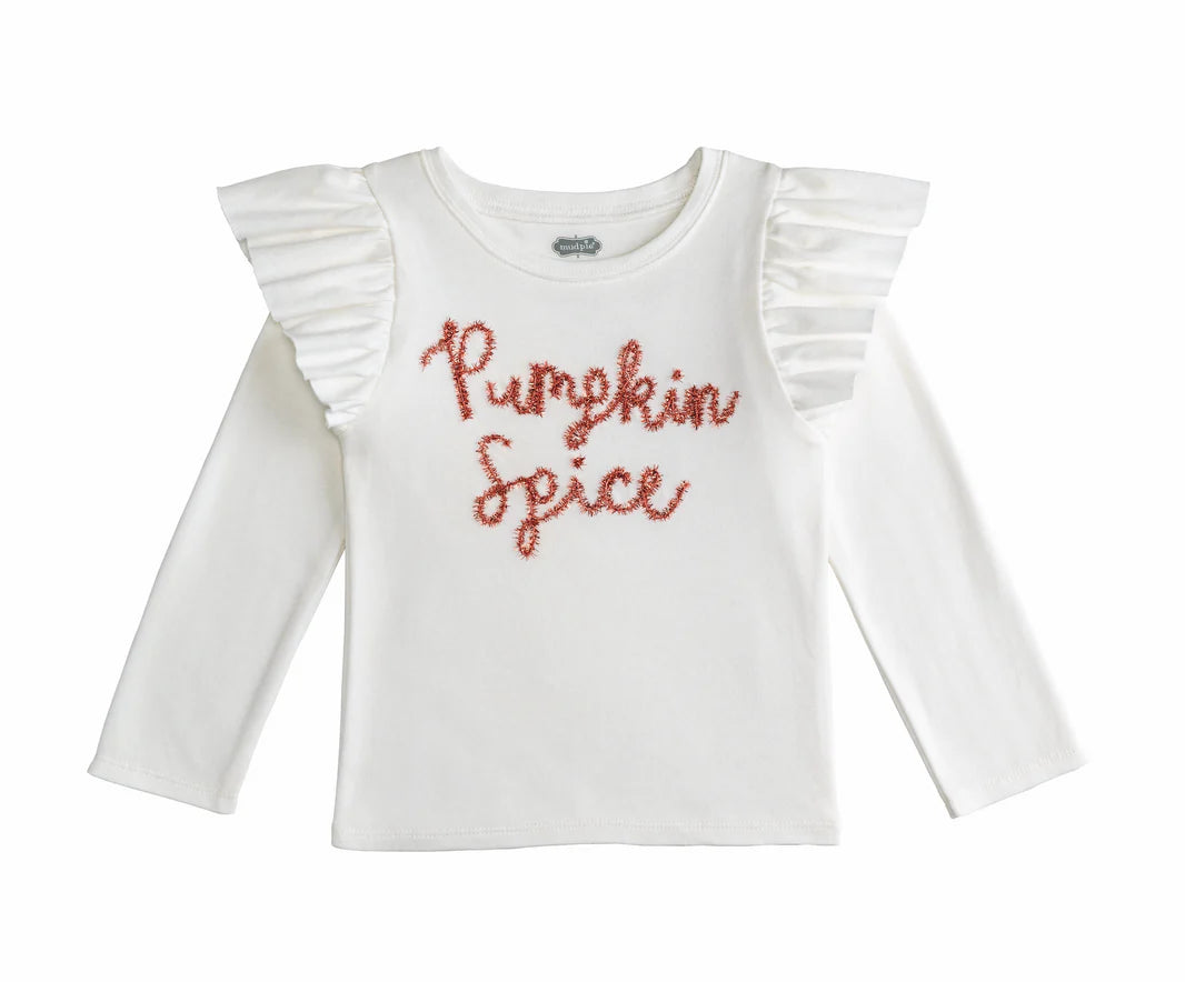Ivory Pumpkin Tinsel Tee