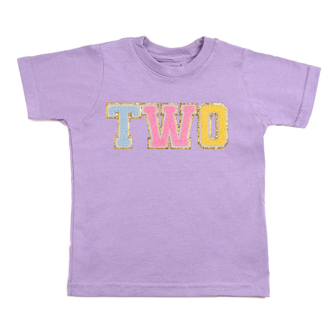 Second Birthday Patch SS T-Shirt-Lavender