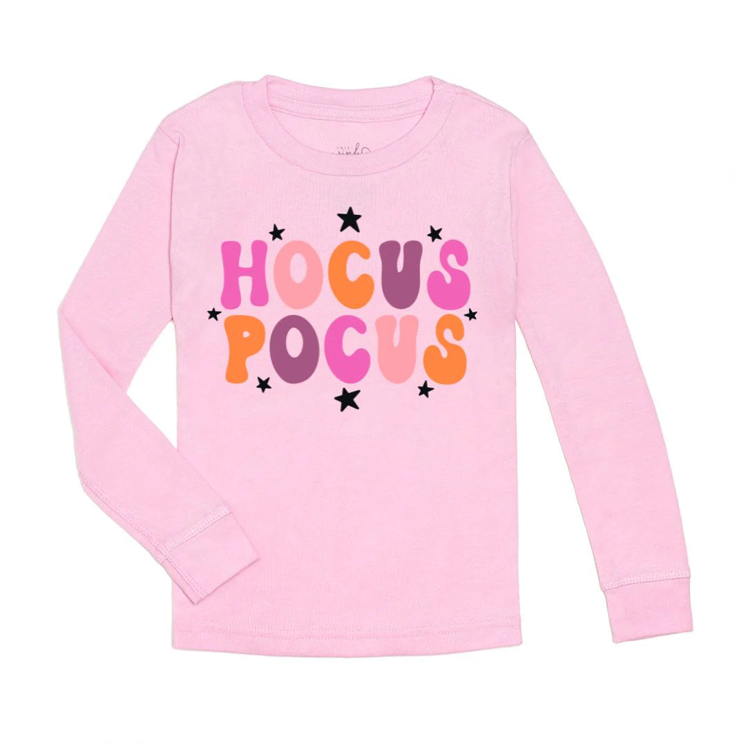 Hocus Pocus Halloween LS Shirt- Pink