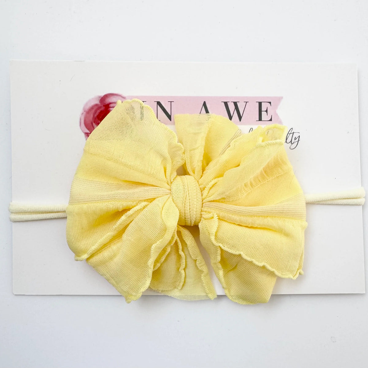 Buttercup Mini Ruffle Headband