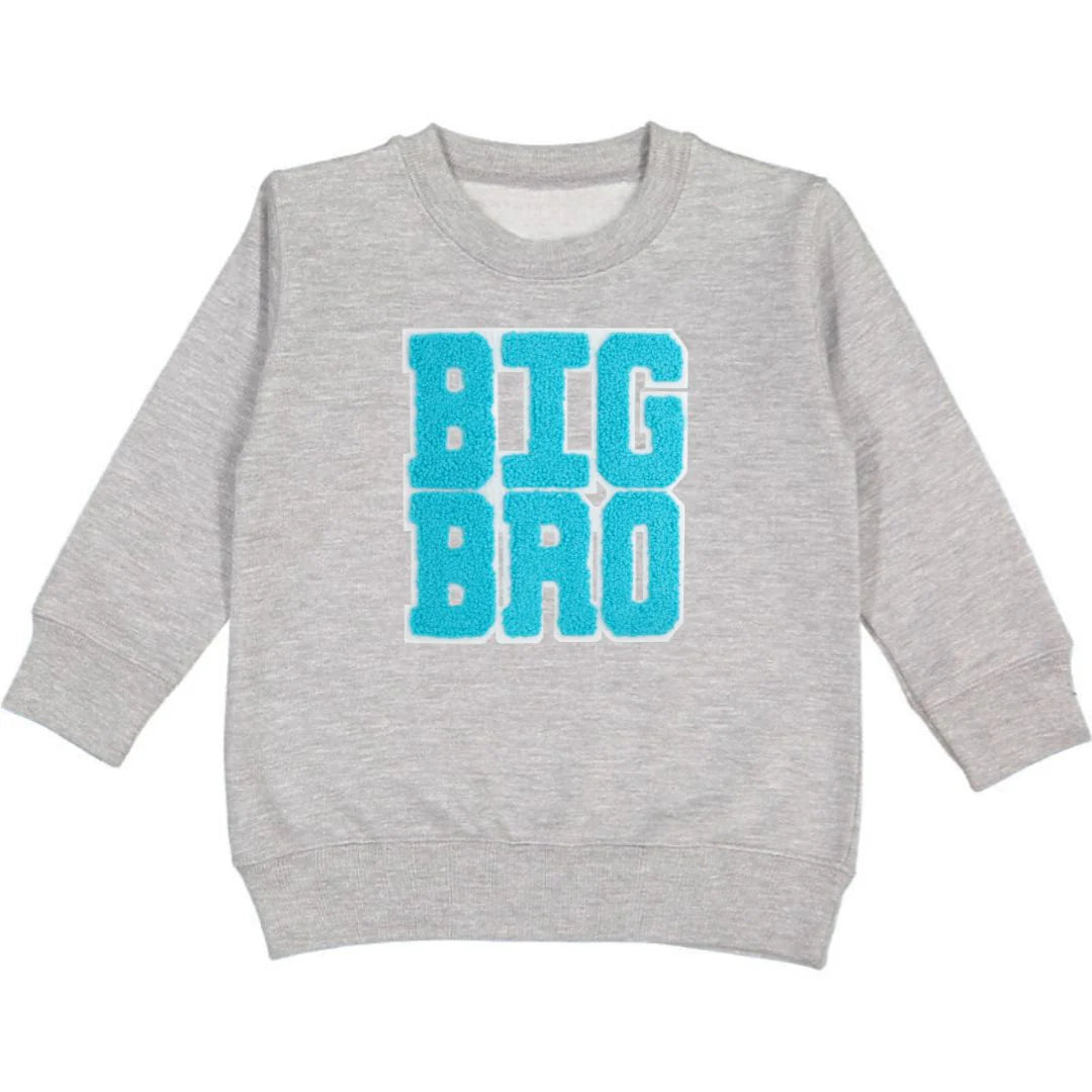 Big Bro Patch Heather Grey Sweatshirt