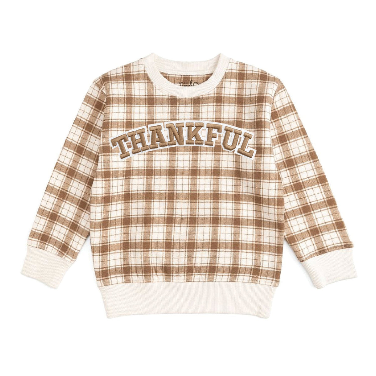 Thankful Patch Thanksgiving Sweatshirt