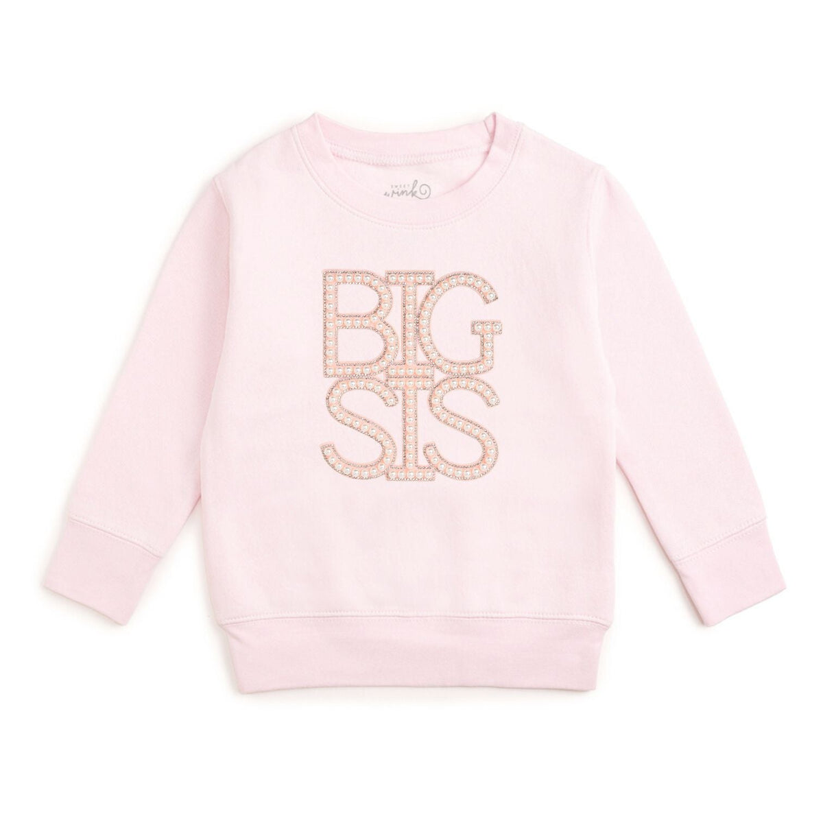 Big Sis Pearl Patch Sweatshirt - Ballet