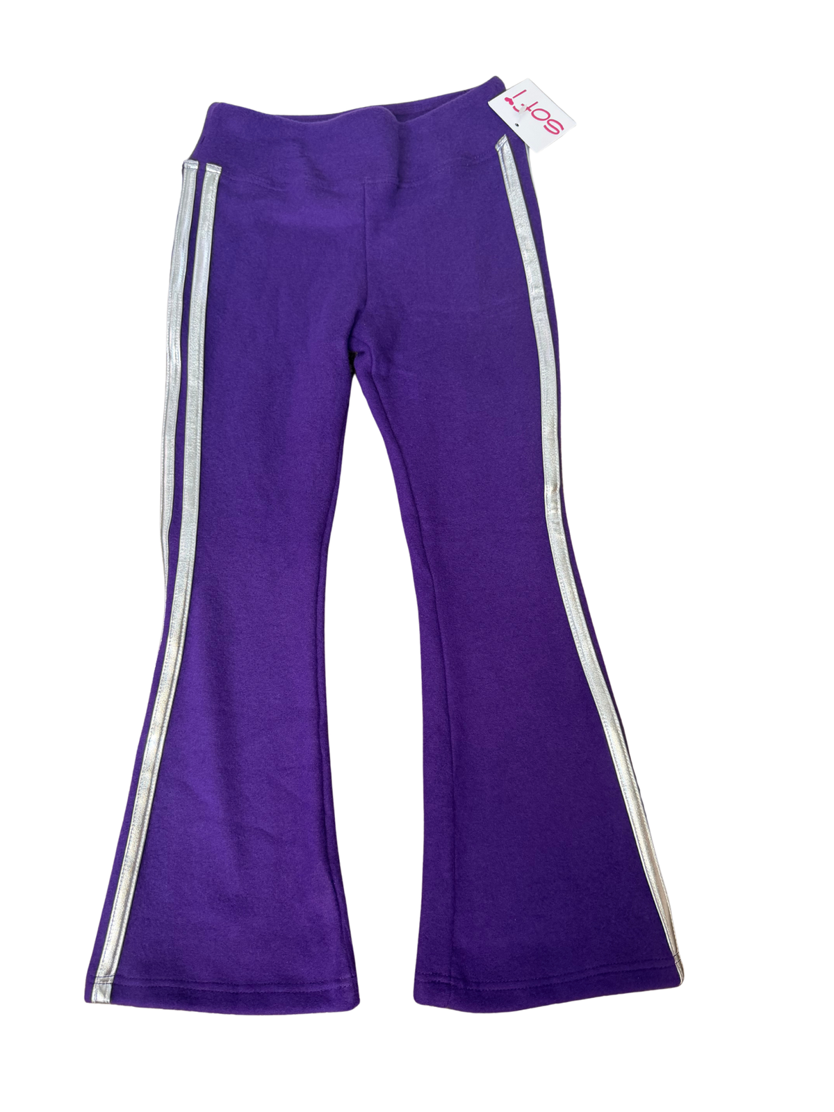 PurpleFlare Pant w/Silver Stripes