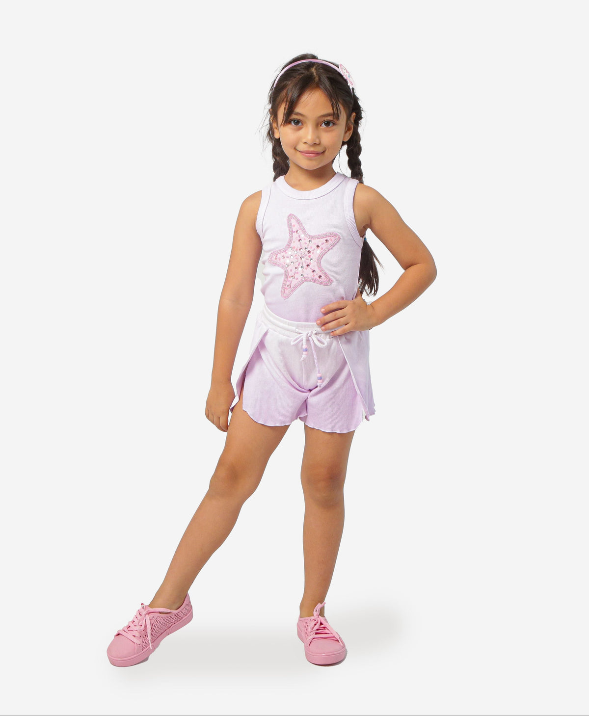 ZOEY SHORT - Colour: LAVENDER