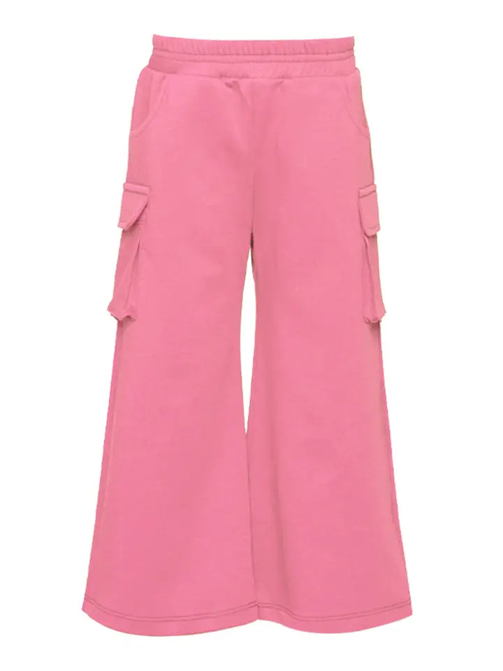 Pink Wide Leg Cargo Pant