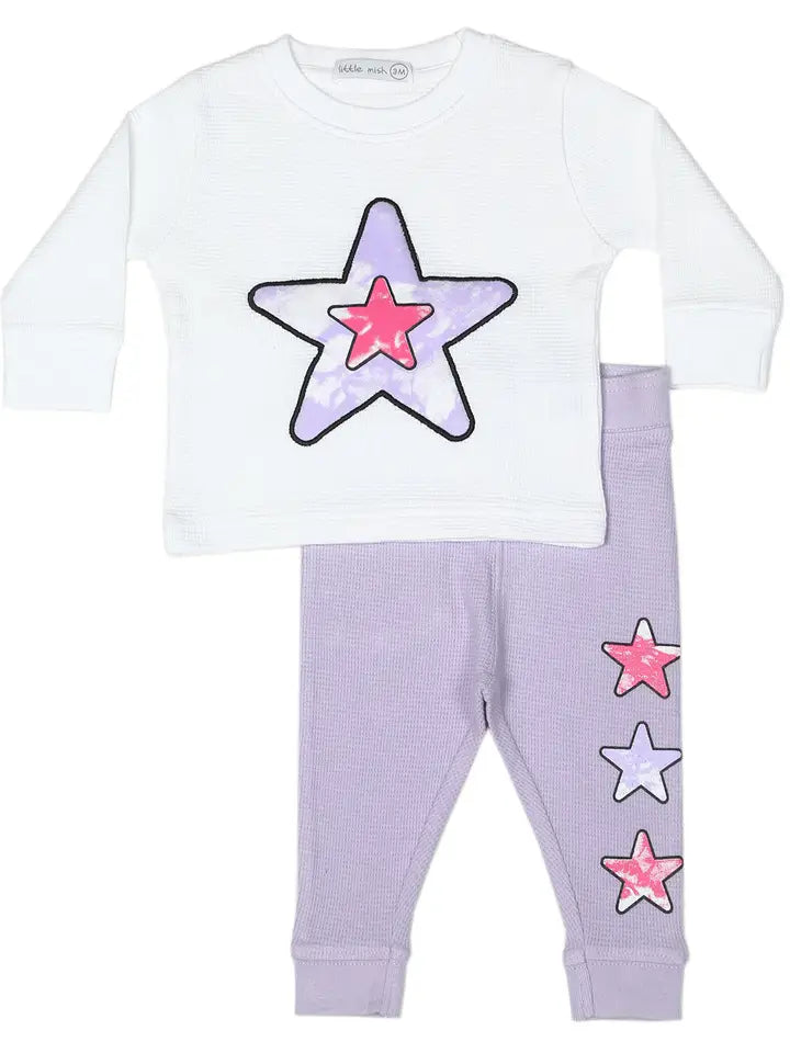 White Star Tie Dye Set