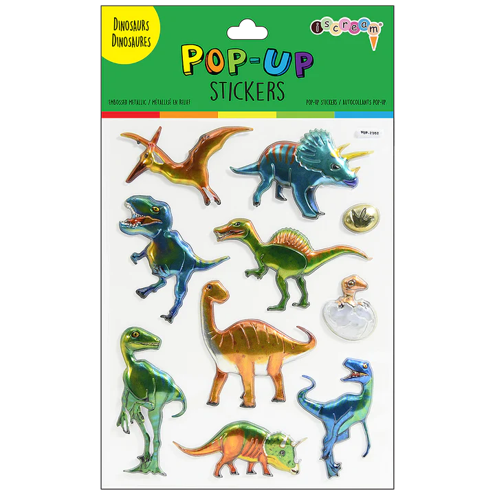 Dinosaur Pop-Up Stickers