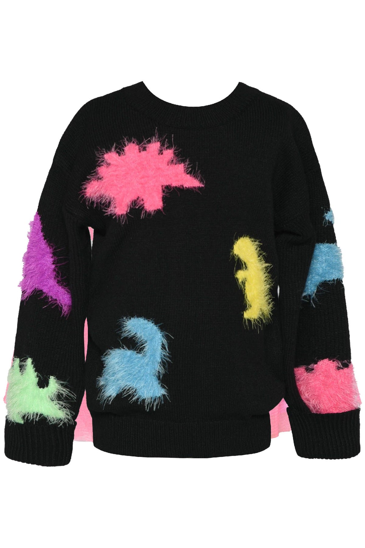 Black Multi Dino Sweater