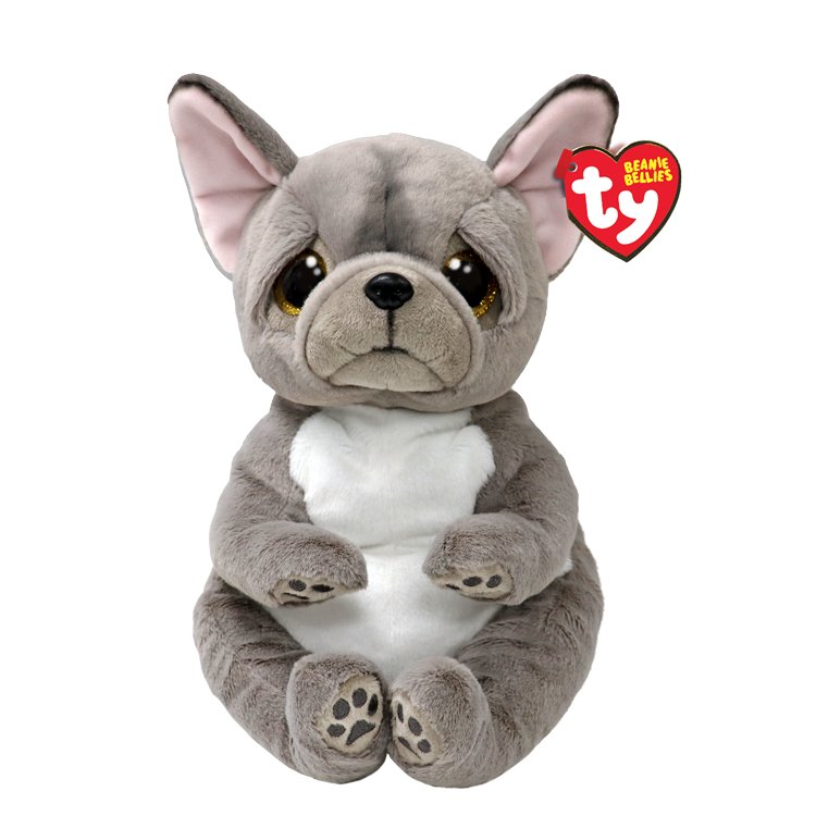 WILFRED - dog gray belly med