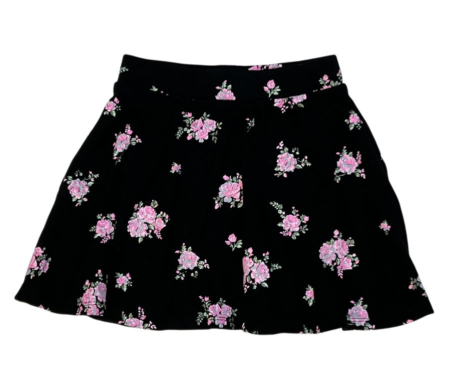 SKIRT BLACK PINK ROSE