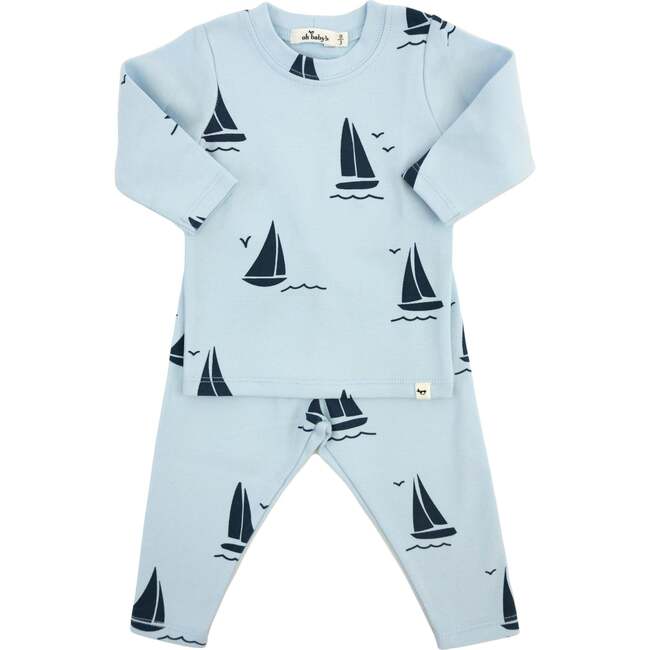 Sailboat Long Sleeve Two Piece Set