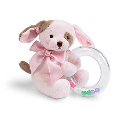 Wiggles Pink Puppy Shaker Rattle