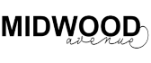 Midwood Avenue Designs logo featuring a mother and daughter crafting together with tools. The logo represents their commitment to quality handcrafted products and a love for woodworking.