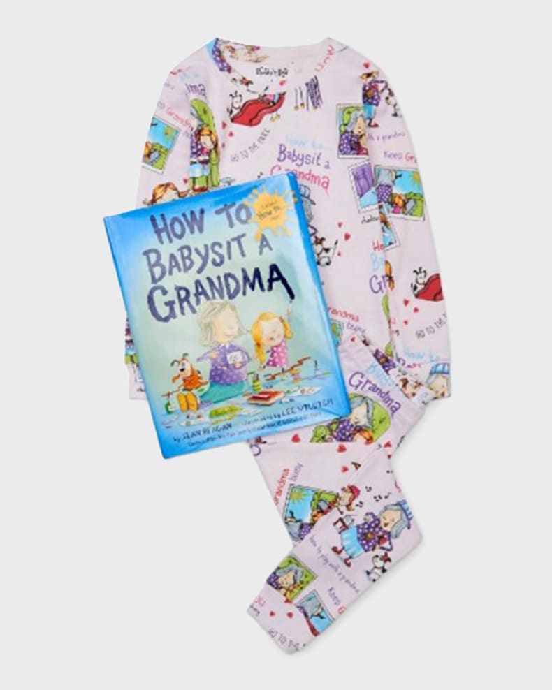 How To Babysit Grandma Pajama Set- Flat Pack w/Book