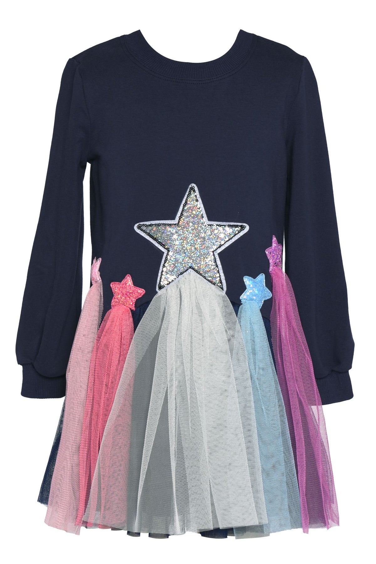 star mesh tiered dress SOLD Sister Jane Star Mesh Tiered Dress