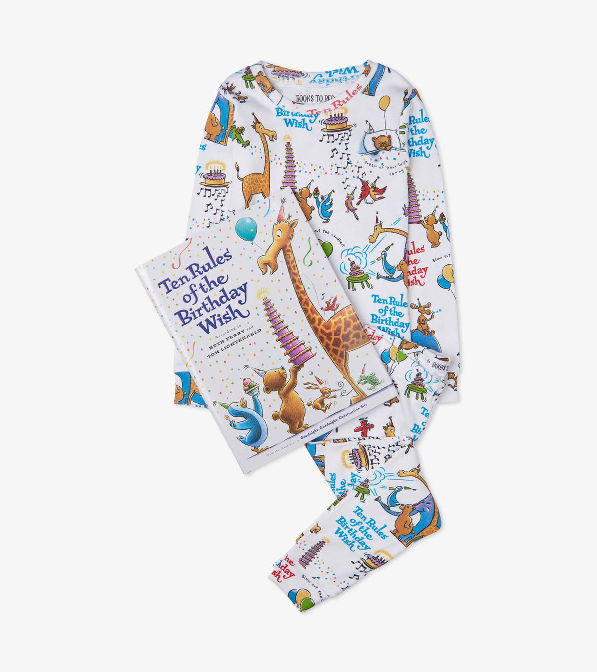 Ten Rules of The Birthday Wish Pajama Set- Flat Pack w/Book