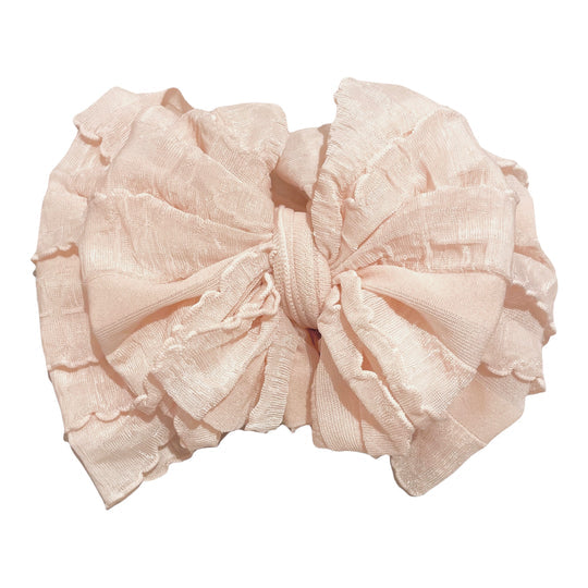 Peachy Keen Ruffled Headband