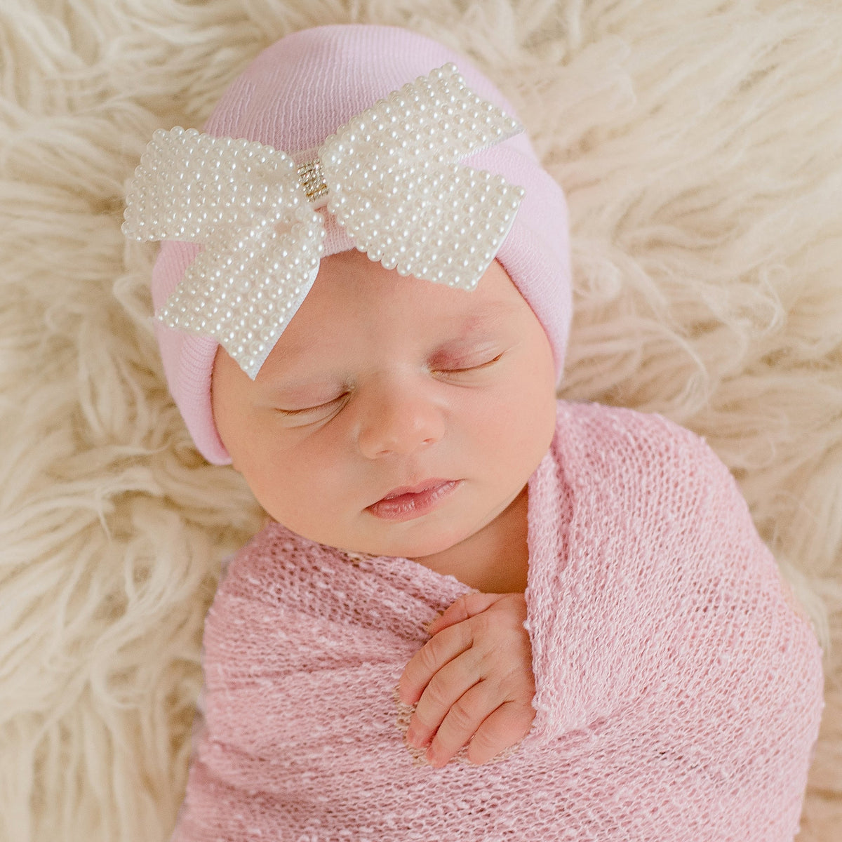 Pearl Bow Hat (#3)