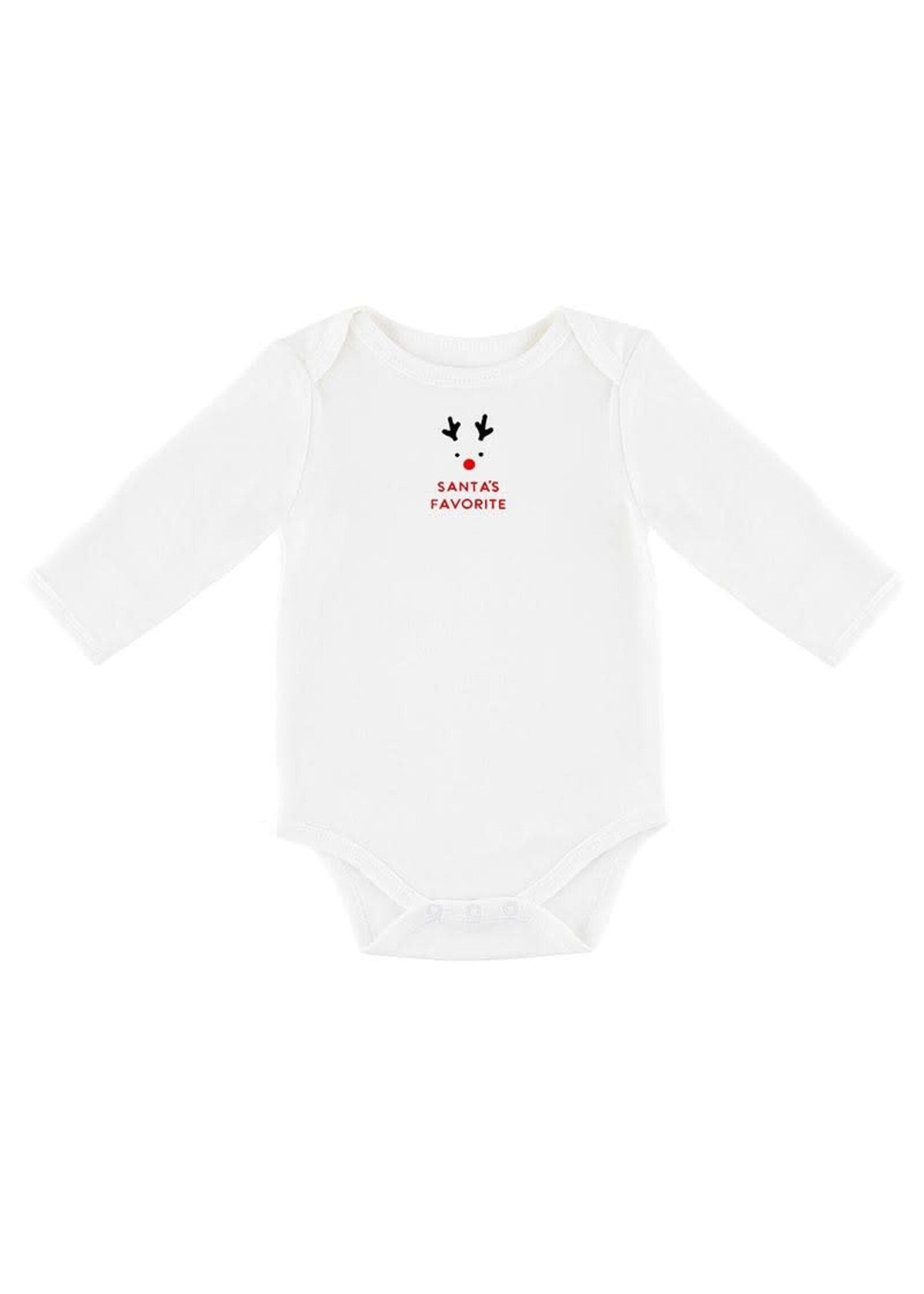 Long Sleeve Santa's Favorite Onesie