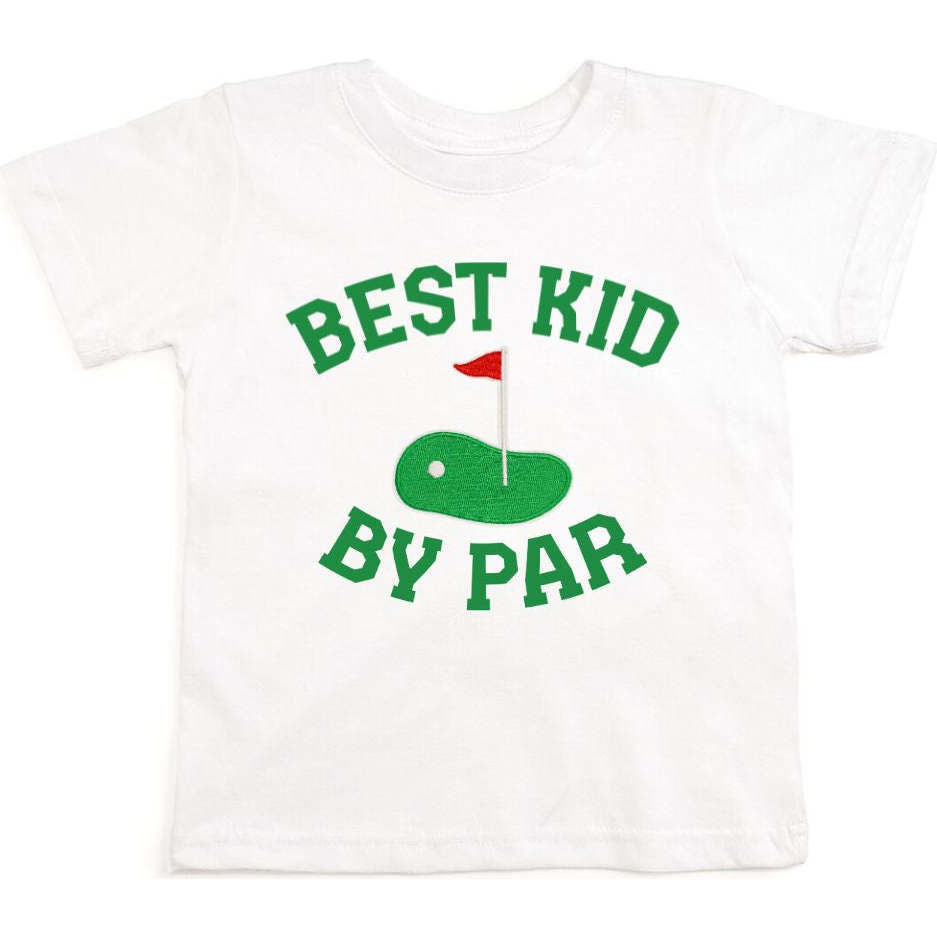 Best Kid By Par Patch Short Sleeve T-Shirt - White