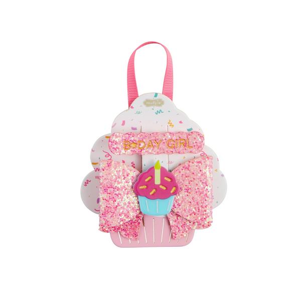 Cupcake Birthday Hair Clip