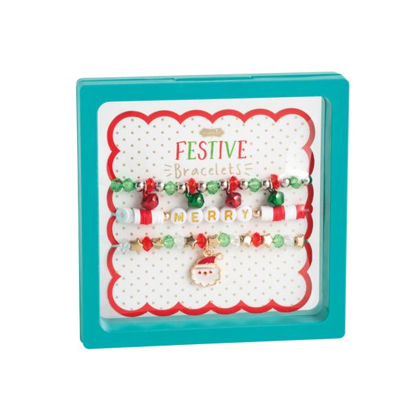 Santa Beaded Bracelets