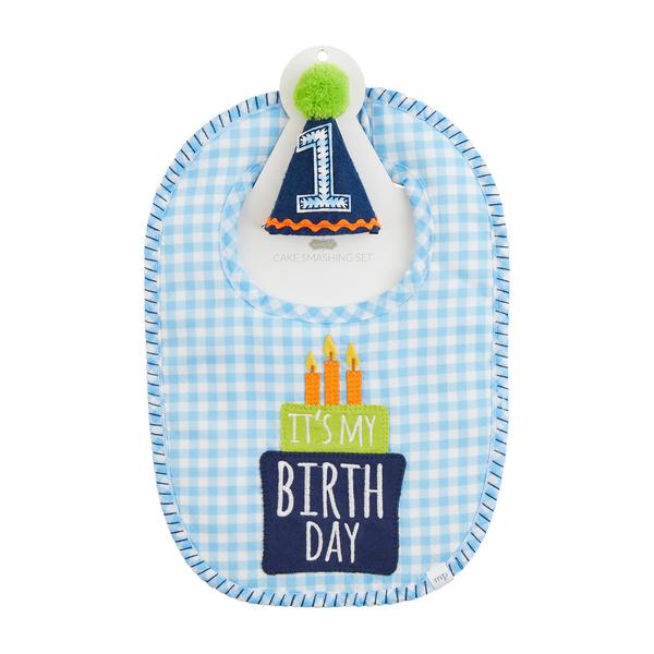 Blue Gingham Cake Smasher Set