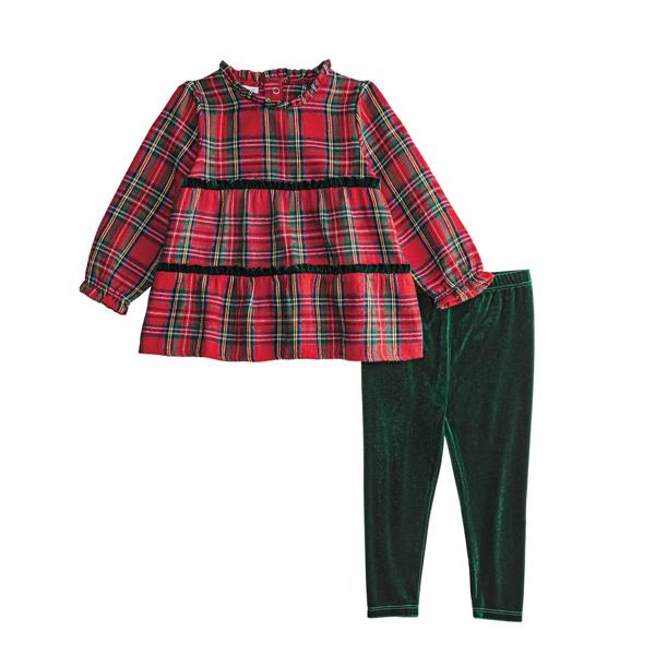 Tartan Tier Tunic and Legging