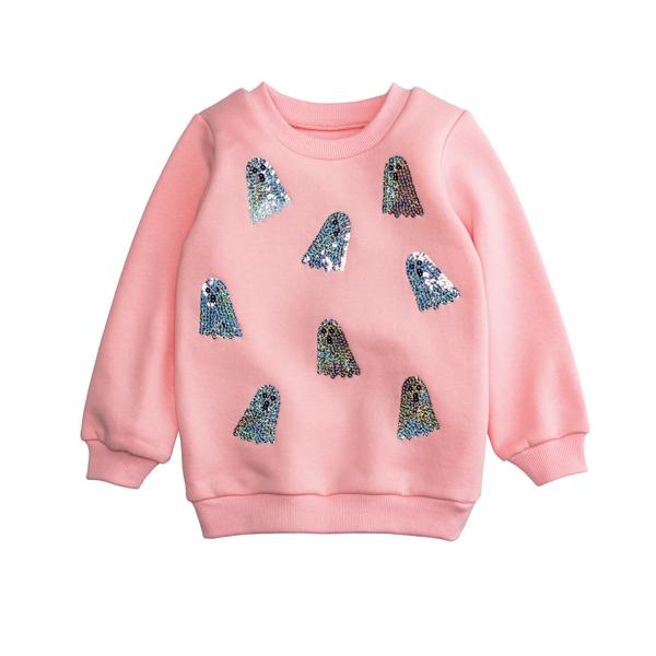 Pink Sparkle Ghosts Sweatshirt