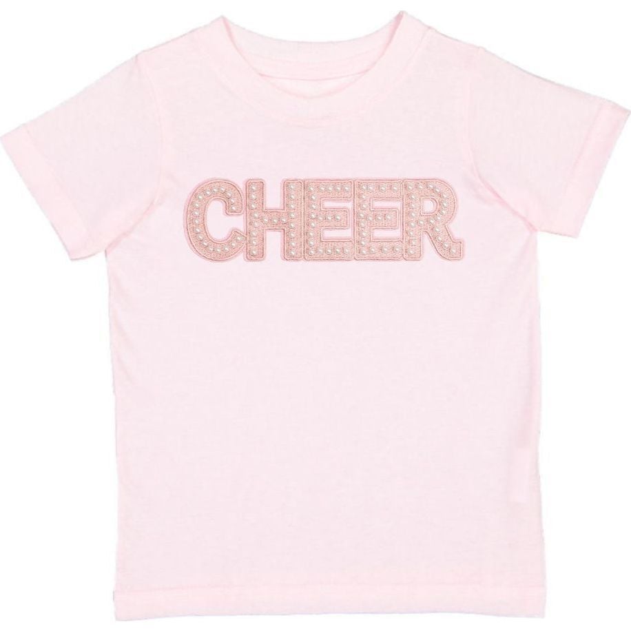 Cheer Pearl Patch Short Sleeve T-Shirt - Ballet