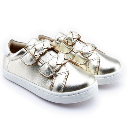 Girls store metallic sneakers