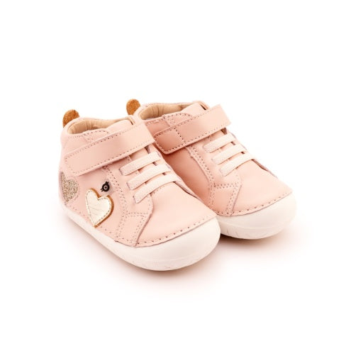 Baby Girl Pink Girls First Walker Harper Pave Sneaker #4097